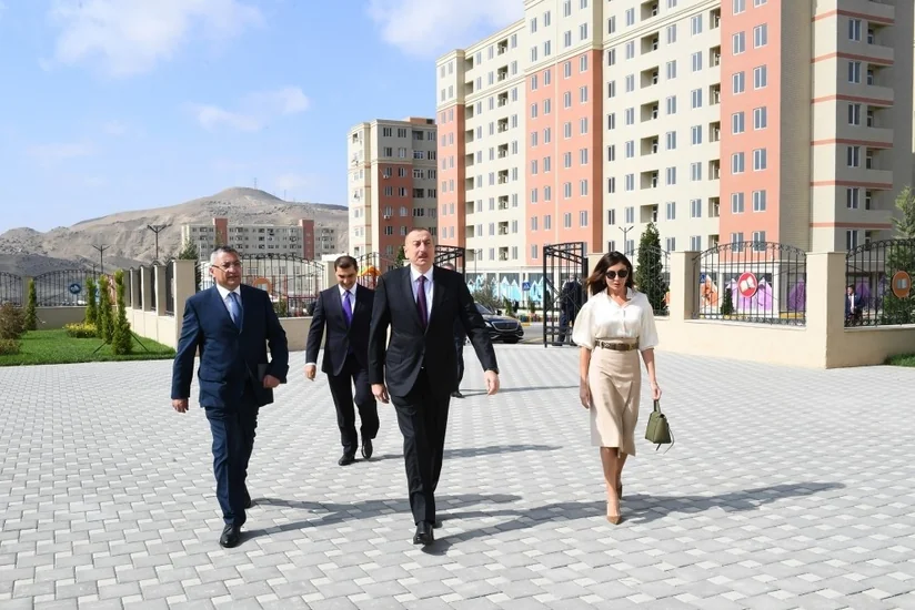 President Ilham Aliyev inaugurated Gobu Park-2 residential complex for IDPs in Garadagh district