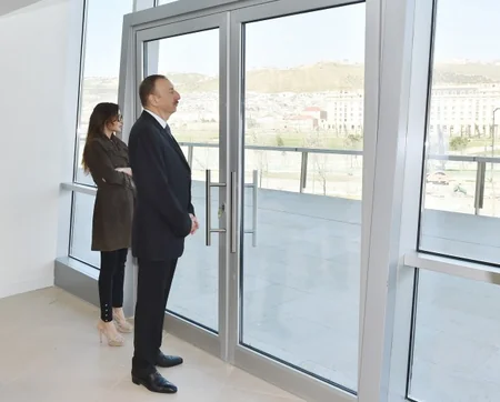 Prezident İlham Əliyev Bakı Su İdmanı Sarayının açılışını edib
