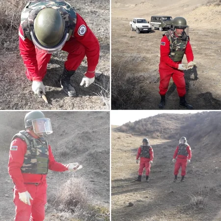 Qazaxda 4 ədəd top mərmisi tapılıb