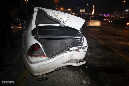 Bakıda tanınmış aktyor yol qəzası zamanı xəsarət alıb - FOTO - VİDEO - YENİLƏNİB