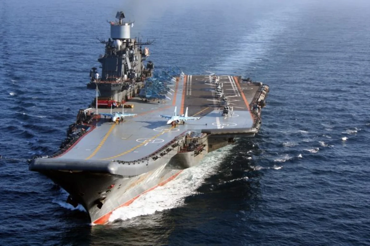 Admiral Kuznetsov gəmisi Suriyaya zərbə endirməyə hazırlaşır