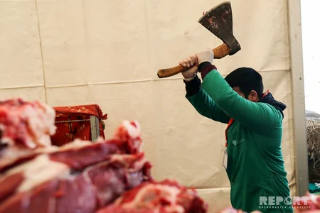 Eldar Əzizov Novruz yarmarkasında olub - FOTO