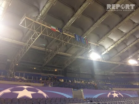 Qarabağ Romada Çempionlar Liqası oyunu öncəsi son məşqinə çıxıb - FOTO