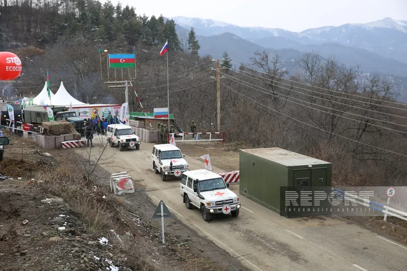 BQXK-nın daha üç avtomobili Xankəndi-Laçın yolunda hər iki istiqamətə maneəsiz şəkildə hərəkət edib - YENİLƏNİB