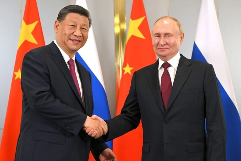Путин проводит переговоры с Си Цзиньпином на саммите БРИКС в Казани
