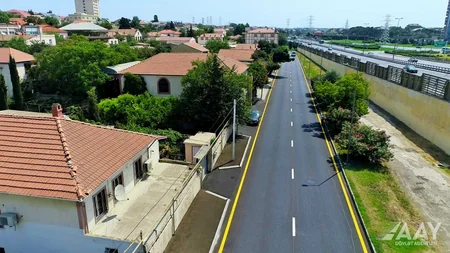 Bakının Asif Əsədullayev küçəsində təmir başa çatıb
