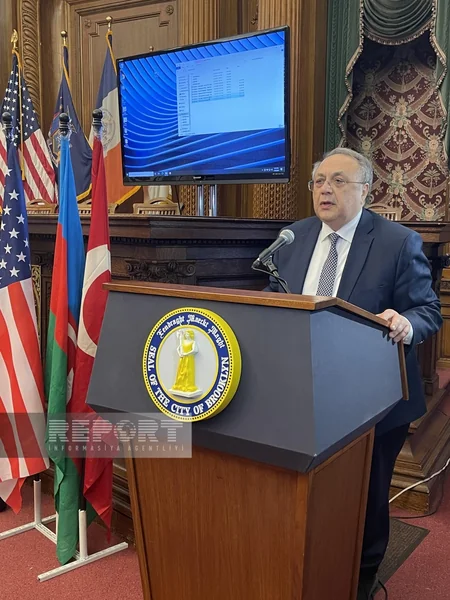 Borough president of Brooklyn signs Declaration on Victory Day of Azerbaijan