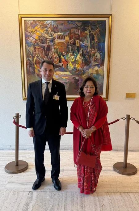 Elnur Məmmədov Cenevrədə işgüzar səfərdə olub