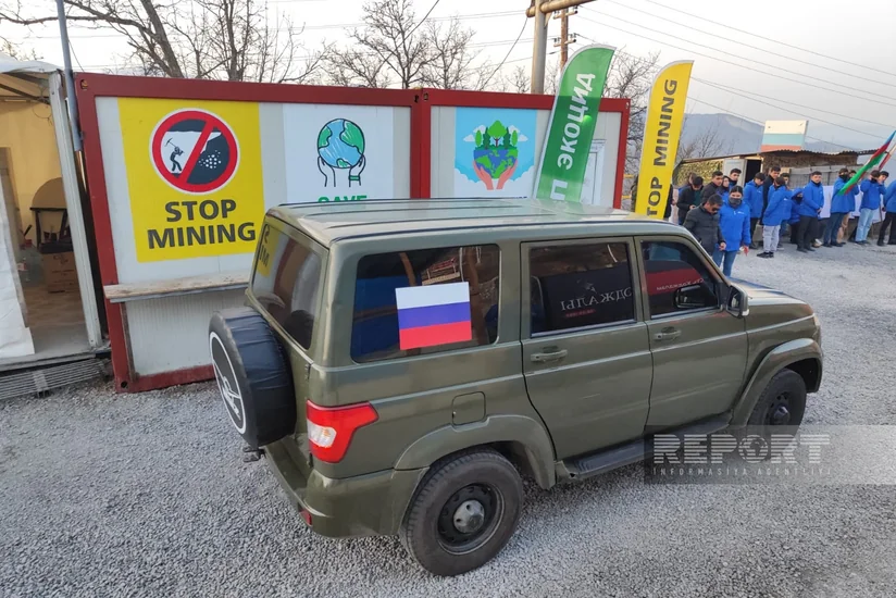 71 vehicles of Russian peacekeepers move freely along Khankandi-Lachin road