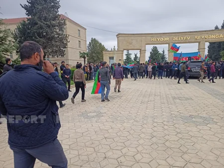 Cəlilabad və Biləsuvar sakinləri qələbəni qeyd edir