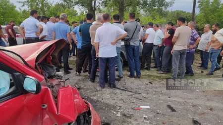 DİN: Oğuzdakı ağır yol qəzasında bir nəfər ölüb, 4-ü xəsarət alıb - YENİLƏNİB