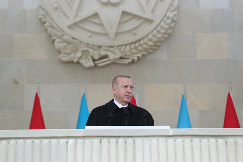 Ərdoğan: Bu gün Əhməd Cavadın, Nuru Paşanın, Mübariz İbrahimovun ruhunun şad olduğu gündür