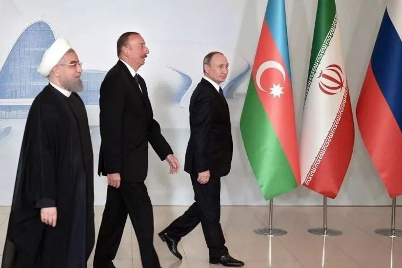 Tehran today hosts trilateral meeting of Azerbaijani, Iranian and Russian presidents