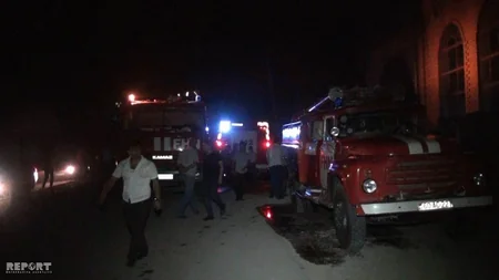В Товузе произошел пожар в частном доме - ФОТО