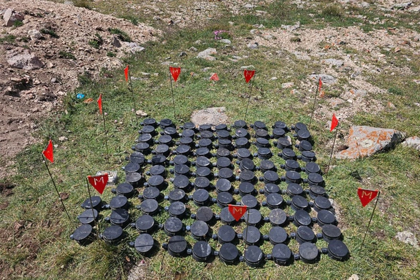 Laçın rayonu ərazisində kütləvi sayda piyada əleyhinə mina aşkar edilib