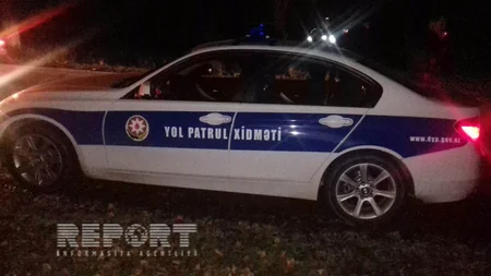 Rusiyadan Azərbaycana gələn avtomobil qəzaya uğrayıb - FOTO