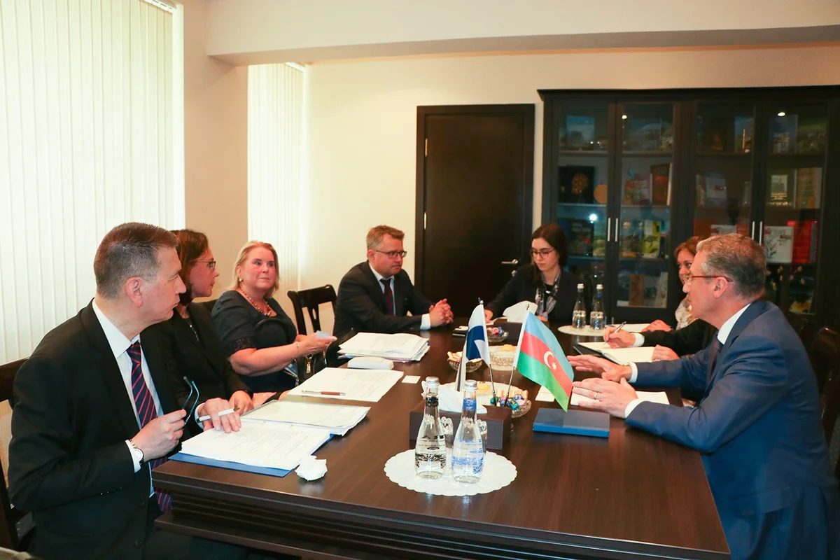Muxtar Babayev Finlandiyanın xarici ticarət və inkişaf naziri ilə görüşüb