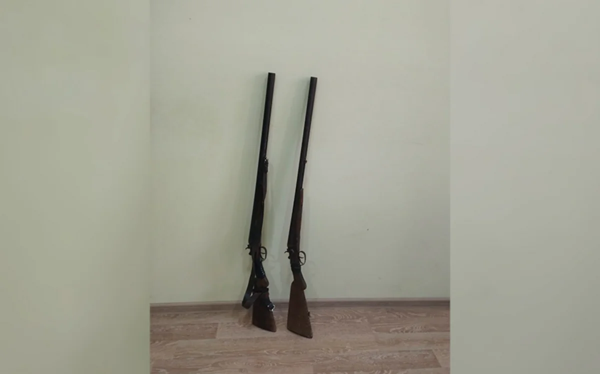 Saatlı rayon sakinləri sənədsiz silahları polisə təhvil veriblər