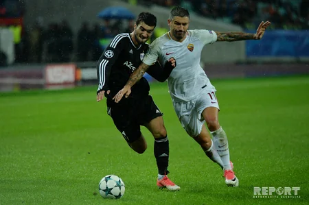 ÇL: Qarabağ  Roma qarşılaşması maraqlı anlarla yadda qalıb - FOTOREPORTAJ