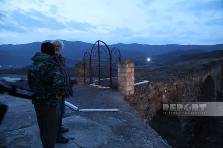 International travelers from 12 countries visit Khudafarin bridge