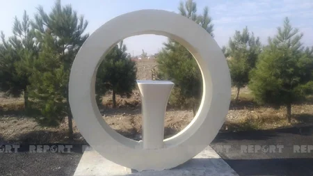 Tərtərdə Vətən müharibəsi şəhidlərinin xatirə bulağının açılışı olub