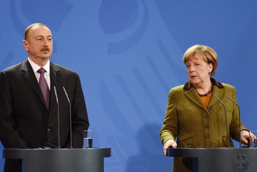 Angela Merkel Azərbaycan Prezidentinə telefonla zəng edib
