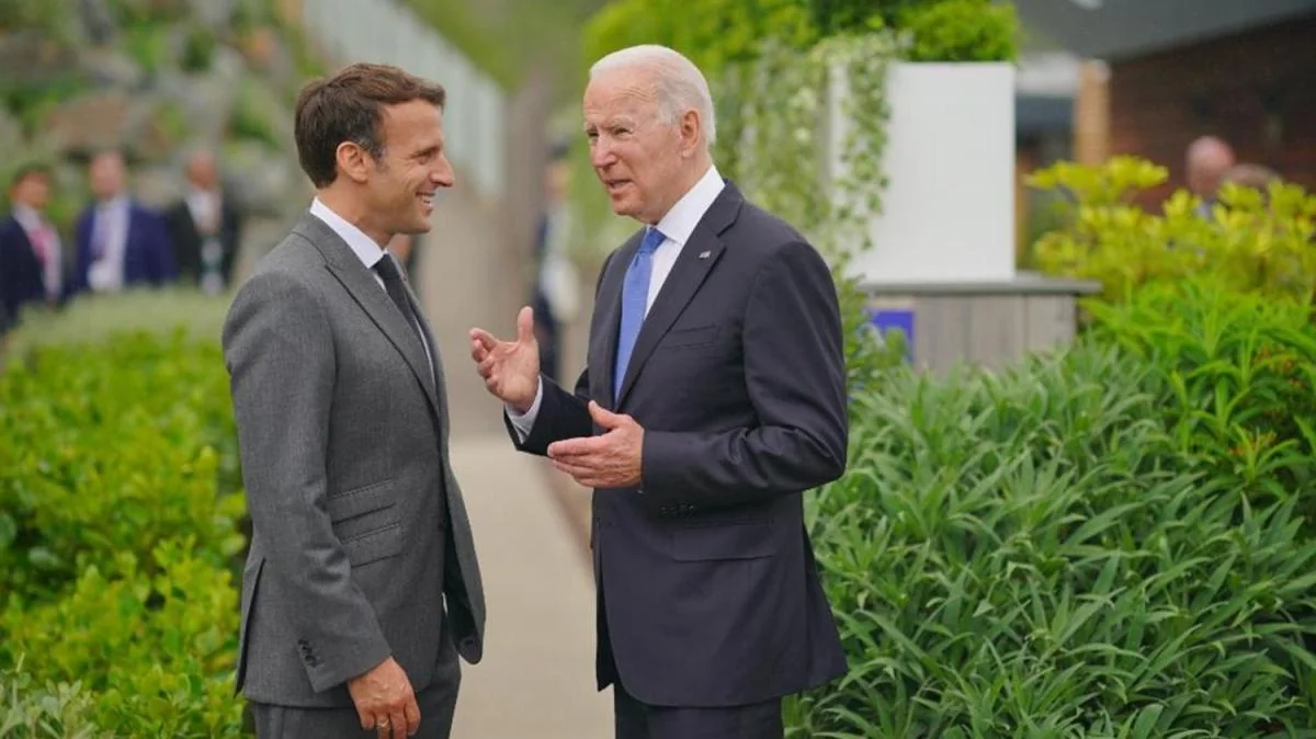 Biden, Macron support Japan's plan to host Tokyo Olympics