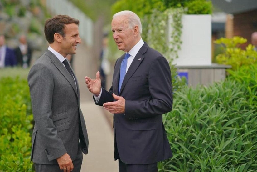 Biden, Macron support Japan's plan to host Tokyo Olympics