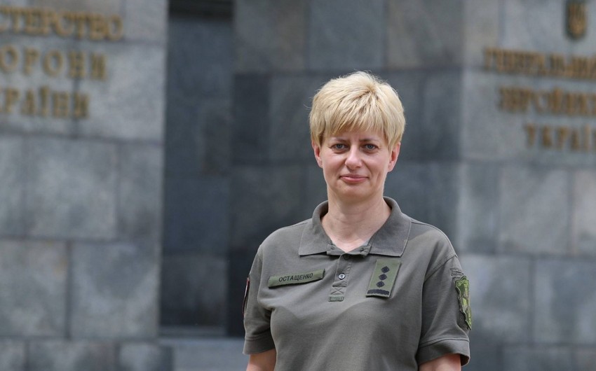 Ukrayna ordusunda ilk dəfə qadın komandan təyin olunub
