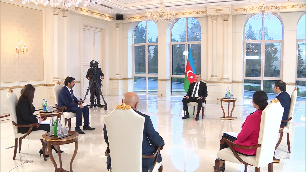 Prezident İlham Əliyev yerli televiziya kanallarına müsahibə verib - YENİLƏNİB