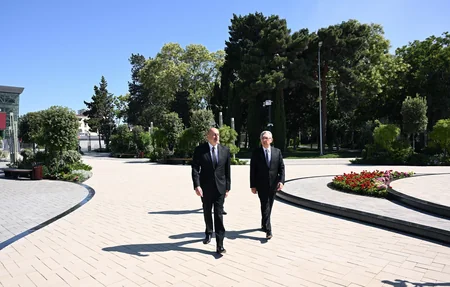 Prezident İlham Əliyev Bakıda əsaslı şəkildə yenidən qurulan Nərimanov parkının açılışında iştirak edib - YENİLƏNİB