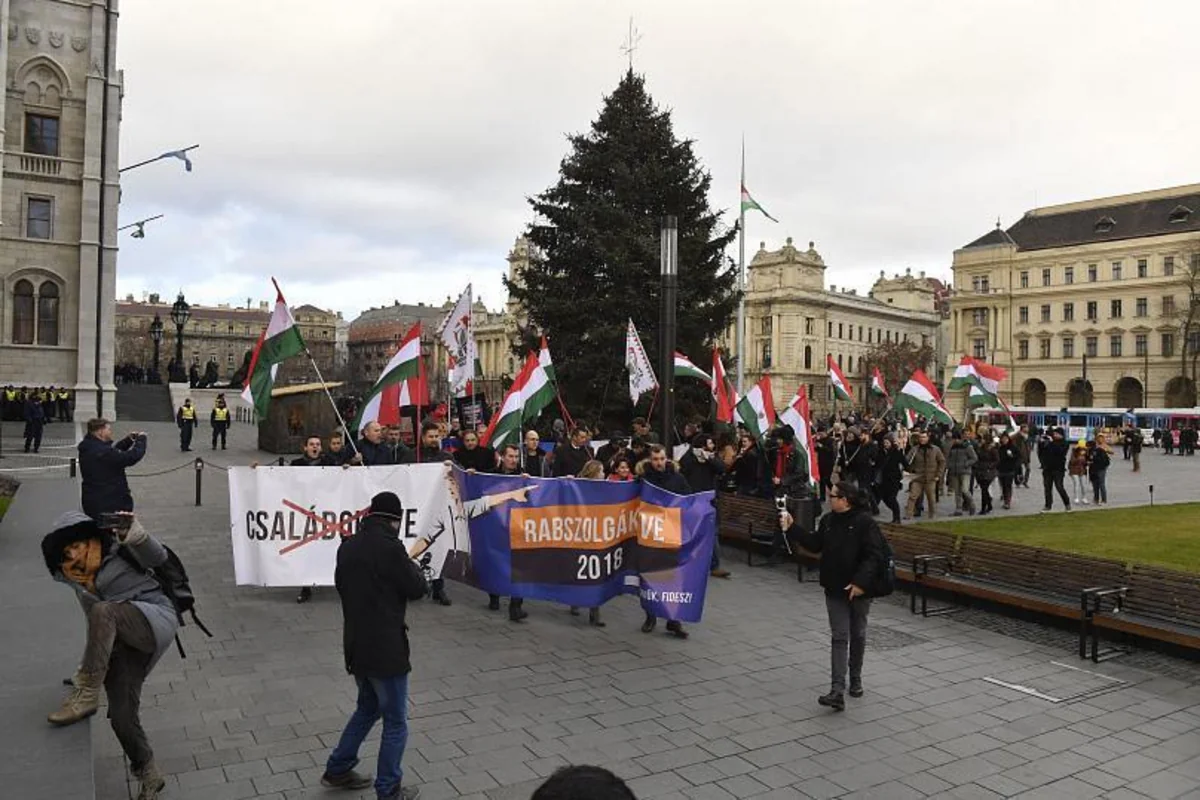 Hungary 'slave labour' law sparks protest in parliament - VIDEO
