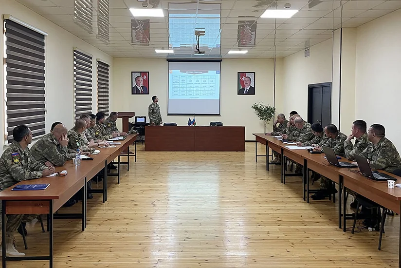 Azərbaycan Ordusunun NATO standartlarına uyğunlaşdırılan taborunun qiymətləndirilməsi aparılıb