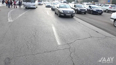 Bakının Fətəli xan Xoyski prospektində təmir yekunlaşıb