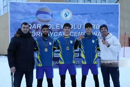 Qar voleybolu üzrə Azərbaycan çempionatının mükafatçıları bəlli olub