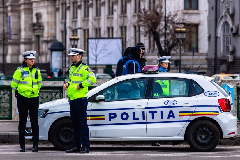 Truck drivers holding protest in Romania