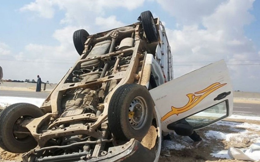 Misirdə ağır yol qəzası baş verib, 8 nəfər ölüb, 25-i yaralanıb