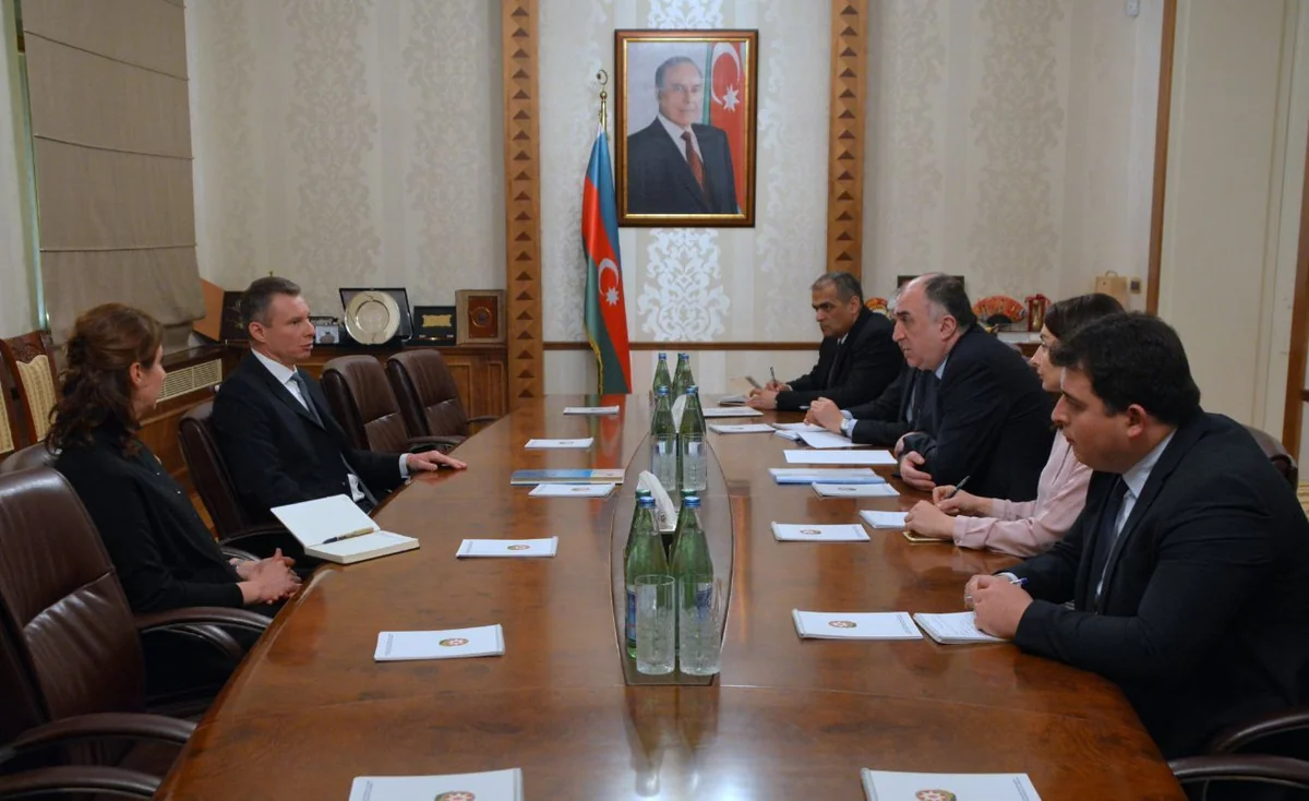 Azerbaijan's Foreign Minister meets incoming Ukraine ambassador