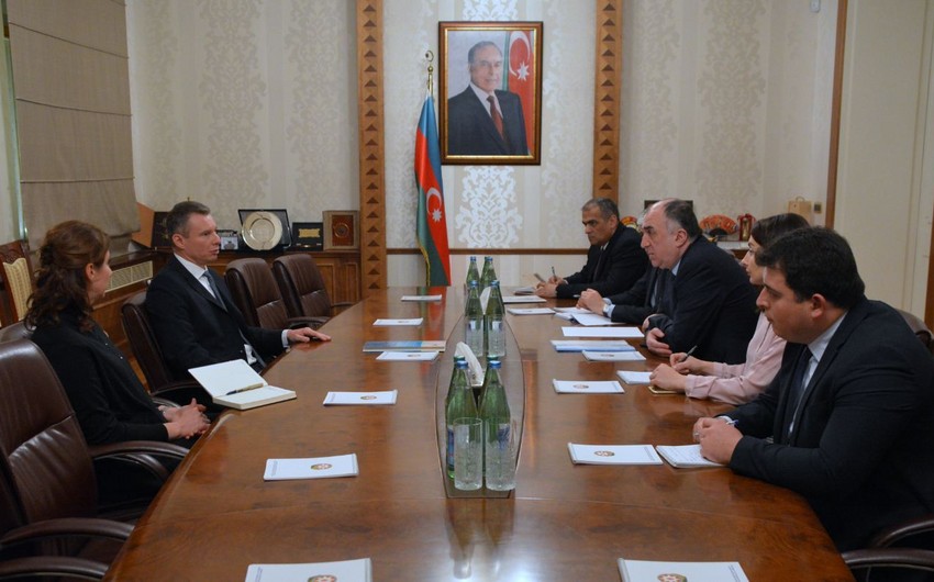 Elmar Məmmədyarov Ukraynanın yeni səfirini qəbul edib