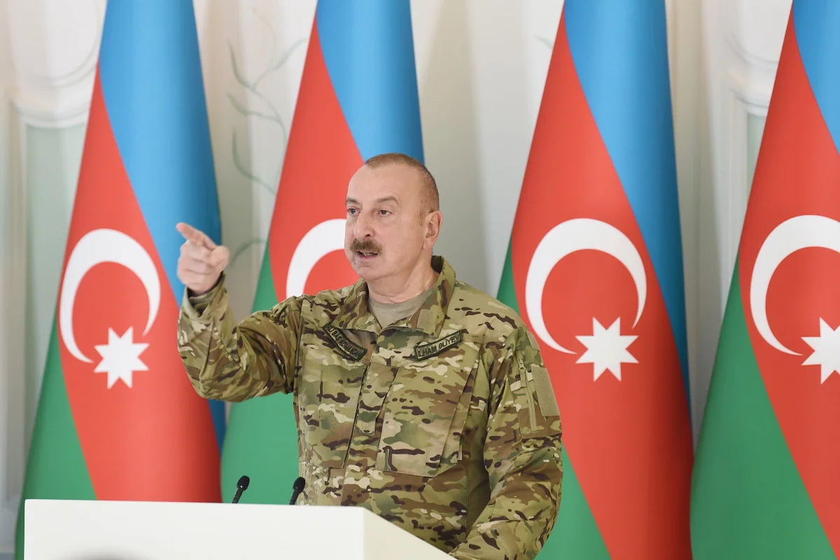 Azerbaijani leader to Armenia's patrons: 'If they crow again, I will answer them yet again'