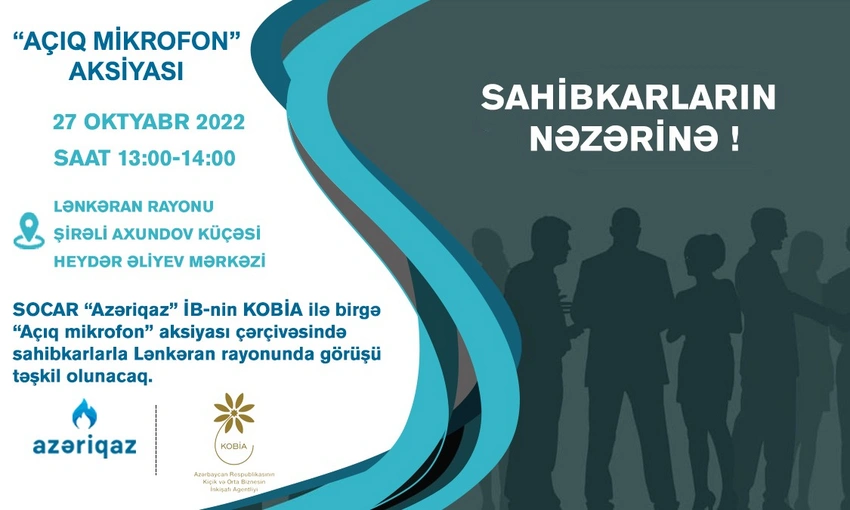 “Azəriqaz” sahibkarlarla növbəti görüşü Lənkərada keçirəcək