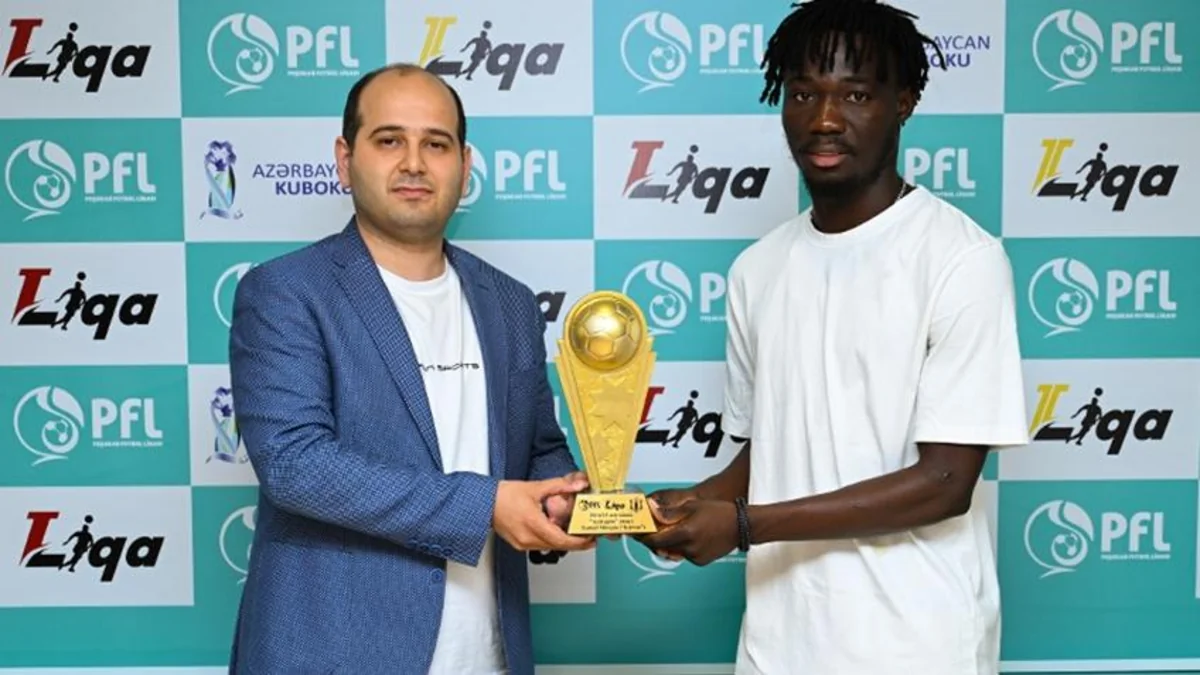 Azərbaycan I Liqasında mayın ən yaxşı qolunun müəllifinə mükafat təqdim olunub