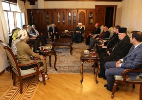 Allahşükür Paşazadə: Erməni patriarxları Qarabağ münaqişəsinin dini səciyyə daşımadığını etiraf ediblər