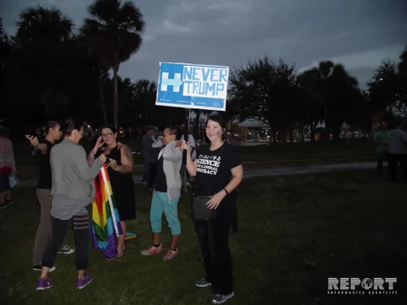 ABŞ-da Donald Tramp əleyhinə kütləvi etirazlar davam edir