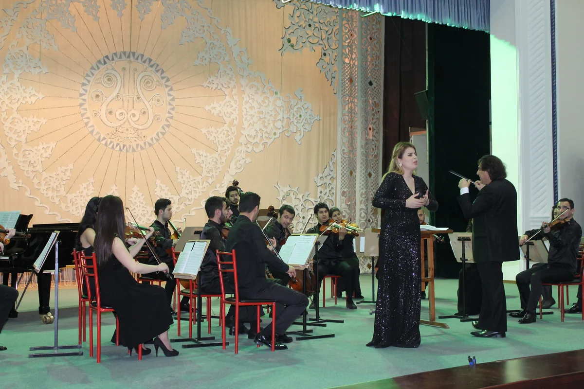 Baku Chamber Orchesta gənclər kamera orkestri Daşkənddə konsert verib