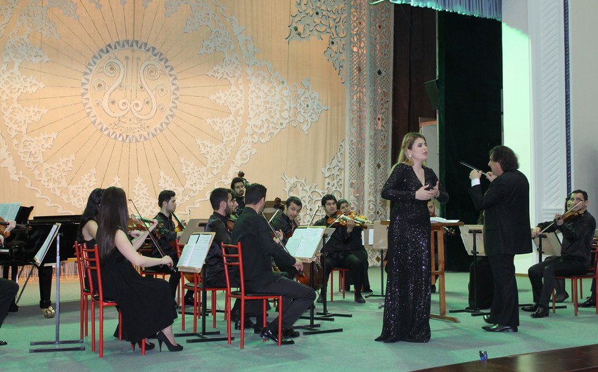 Baku Chamber Orchesta gənclər kamera orkestri Daşkənddə konsert verib