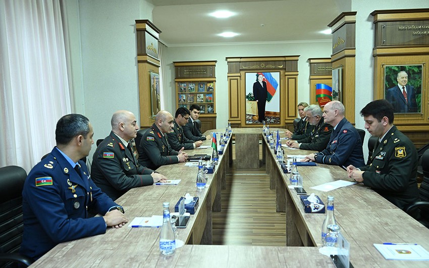 NATO nümayəndə heyəti ilə hərbi təhsil sahəsi müzakirə edilib