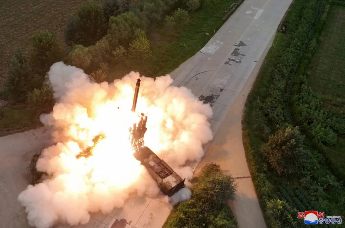Kim Jong Un oversees tests of new 600mm multiple rocket launcher