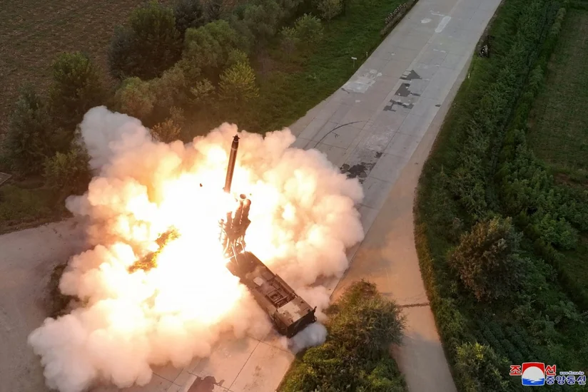 Kim Jong Un oversees tests of new 600mm multiple rocket launcher