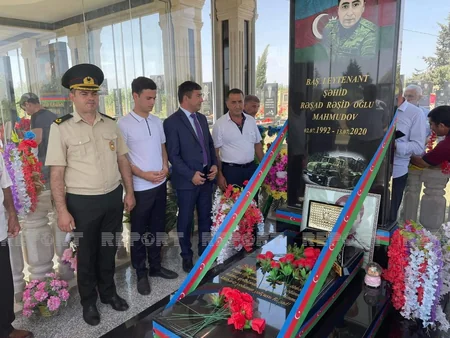 Tovuz döyüşləri şəhidinin ildönümü ilə bağlı tədbir keçirilib